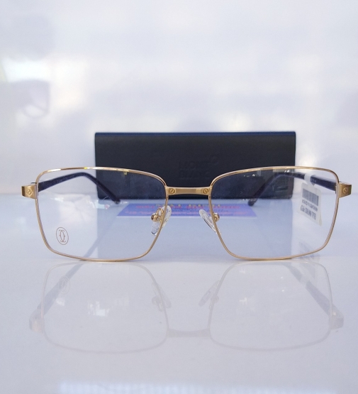 Gọng kim loại nguyên khunh càng nhựa Cartier