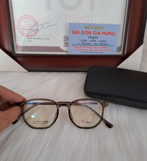 GỌNG NHỰA DẺO V- TIM TITAIUM MS - 86070 C4