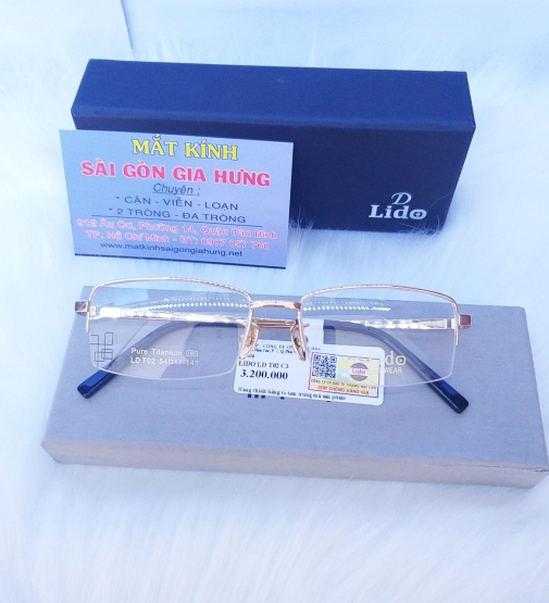 Gọng Kính TiTan Cao Cấp LiDo LD T02C3