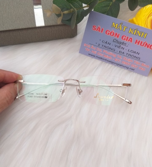 GỌNG KÍNH TITANIUM CAO CẤP Lowndes  PURE - 52106