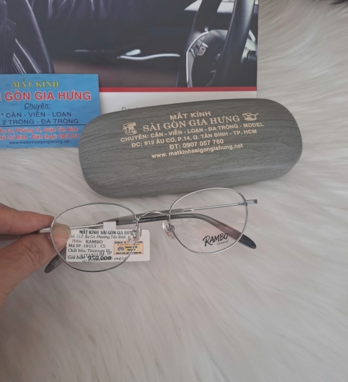 GỌNG KÍNH TITANIUM IP RAMBO 18153 50[]19-145 C5