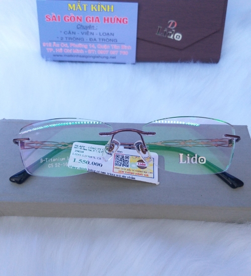 Gọng Kính TiTan Cao Cấp LiDo LD7037LC5