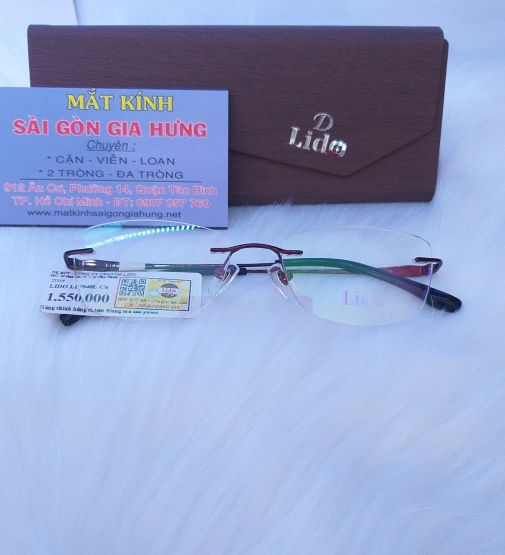 Gọng Kính TiTan Cao Cấp LiDo LD7040LC6