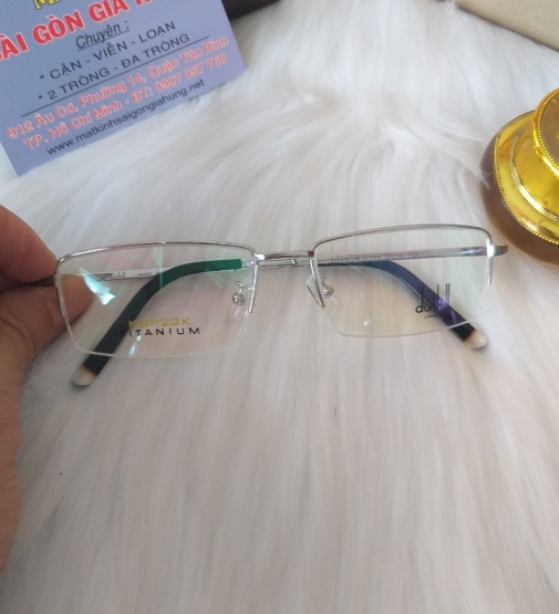 GỌNG KÍNH TITANIUM CAO CẤP Dunhill KGP 23K -6169