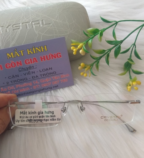 GỌNG KÍNH TITANIUM CAO CẤP CRYSTRL MS - 30009CM- C02