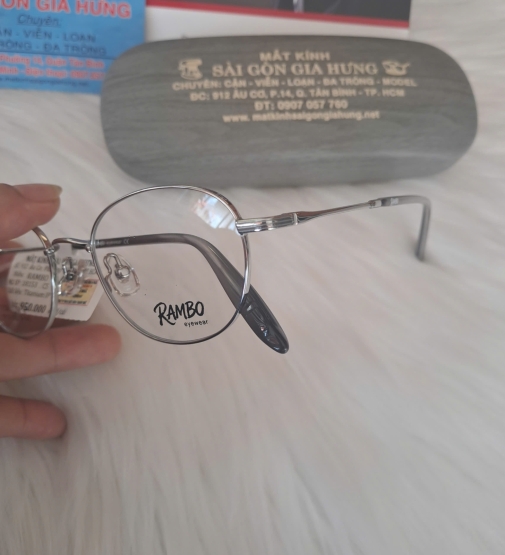 GỌNG KÍNH TITANIUM IP RAMBO 18153 50[]19-145 C5