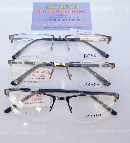 Gọng Kính Kim Loại Cước PRADA & BOSS 