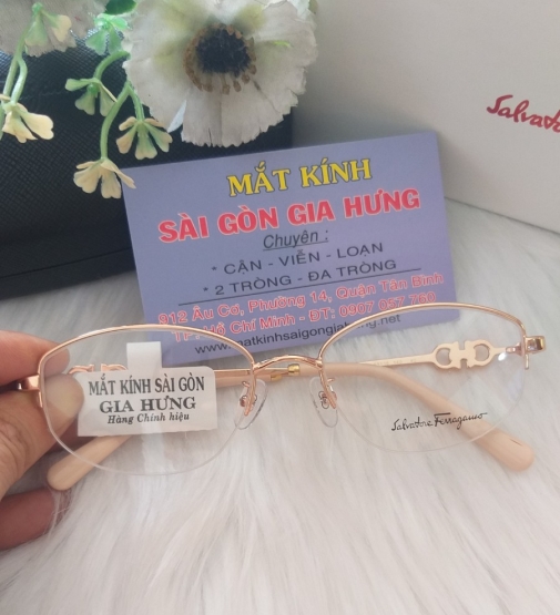 GỌNG KÍNH CẬN KIM LOẠI CAO CẤP Salvatat Teuagauu SF3219 -46A3 #2