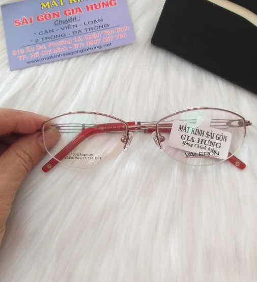 GỌNG KÍNH TITANIUM CAO CẤP  VALERON V - 2430  C01