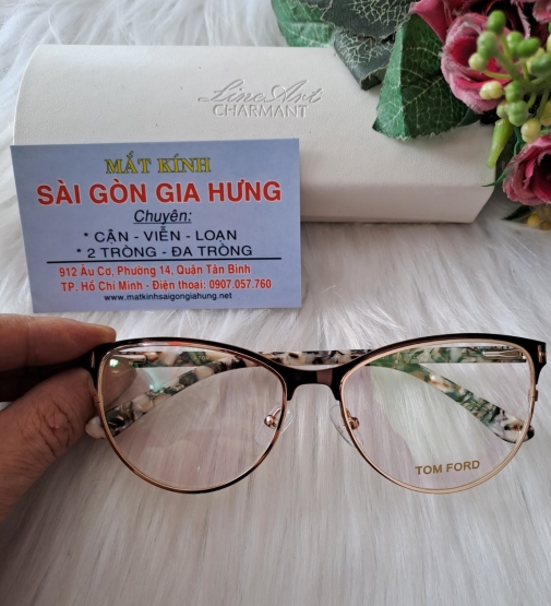 GỌNG KÍNH KIM LOẠI TOM FORD TF 5420 004 