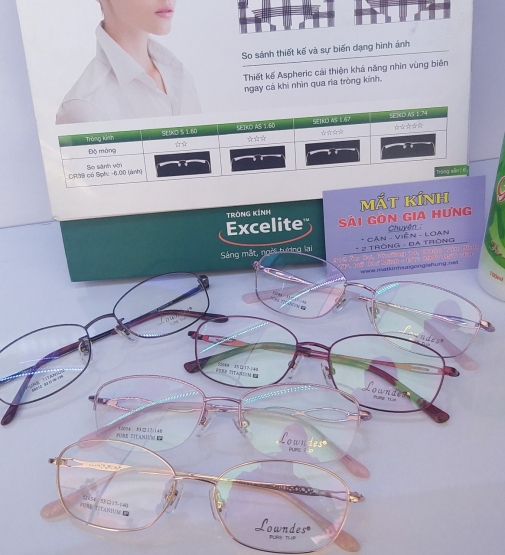 Gọng TITANIUM Cao Cấp Lowndes