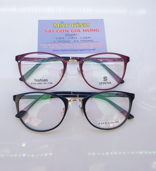 Gọng Kính Cận Nhựa Dẻo fashion FACEOLOR