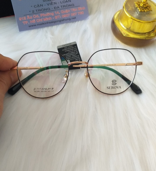 GỌNG KÍNH TITANIUM CAO CẤP SEROVA IP MS - SC285