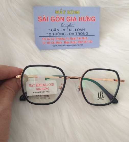 GỌNG KÍNH KIM LOẠI LB LUXURY  MS - 31025 C2