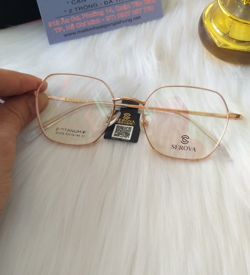 GỌNG KÍNH TITANIUM CAO CẤP SEROVA IP MS - SC276