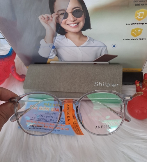 GỌNG NHỰA DẺO TITANIUM ANESSA  - M8 140 C4