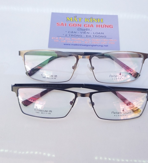 Gọng Kính Cận Titan Nguyên khung  pete&son