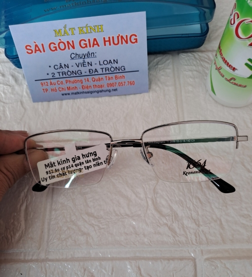 GỌNG KÍNH KIM LOẠI  1664 Kronenboung TI - 2030 C3