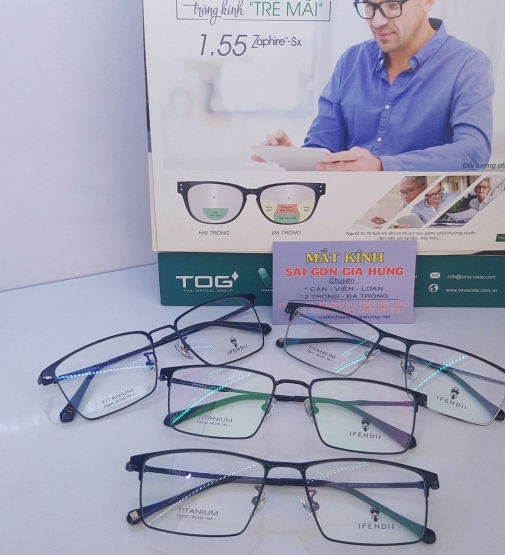 Gọng Kính TITANIUM Cao Cấp  IFENDII