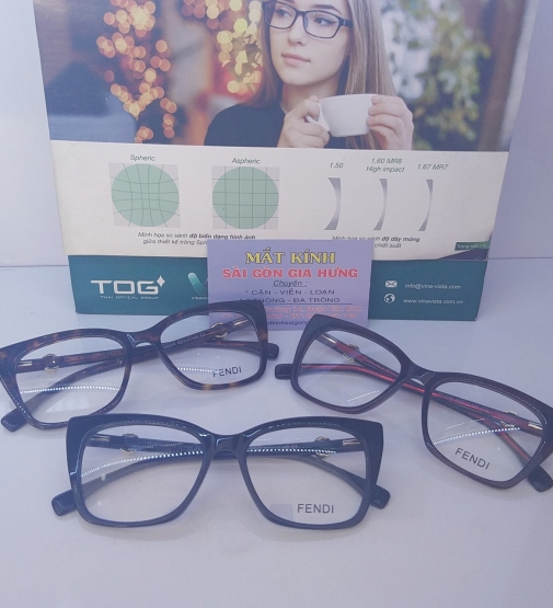 Gọng Nhựa Cao Cấp FENDI
