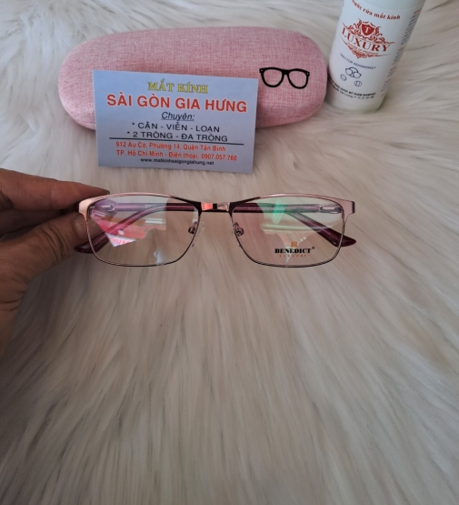 GỌNG KÍNH KIM LOẠI  BENEDICT  3737 Col 15