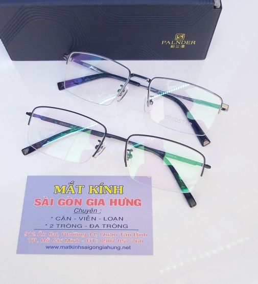 Gọng Kính Cao Cấp Nửa Viền Cước GOIDSTAR