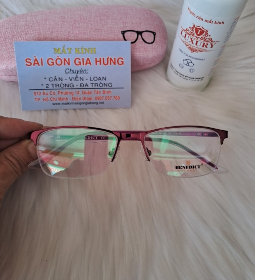 GỌNG KÍNH KIM LOẠI BENEDICT - 3602 Col 42
