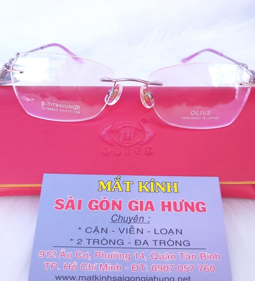 Gọng Kính TiTan Cao Cấp OLIVE TT6560