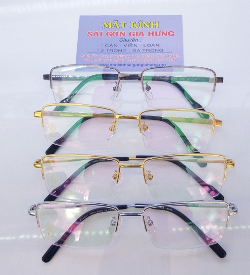 Gong Kính Cận TiTaium Cao Cấp Cartier