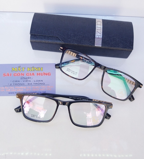 Gọng Nhựa Nhẹ Titanium POLO GEORGE