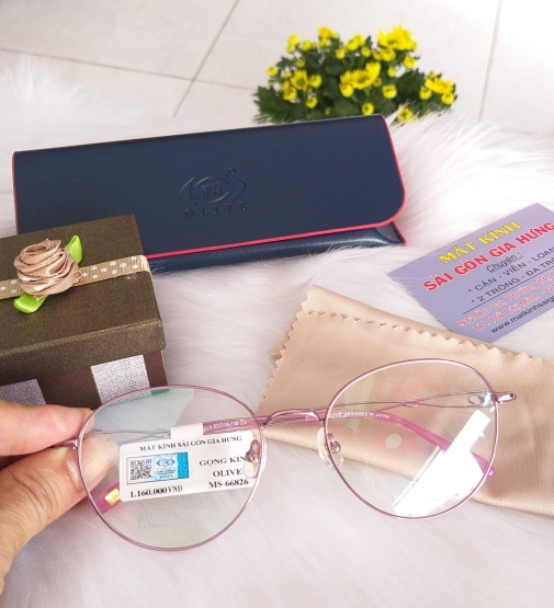 Gọng Kính TiTaNium Cao Cấp  OLIVE MS -66826 