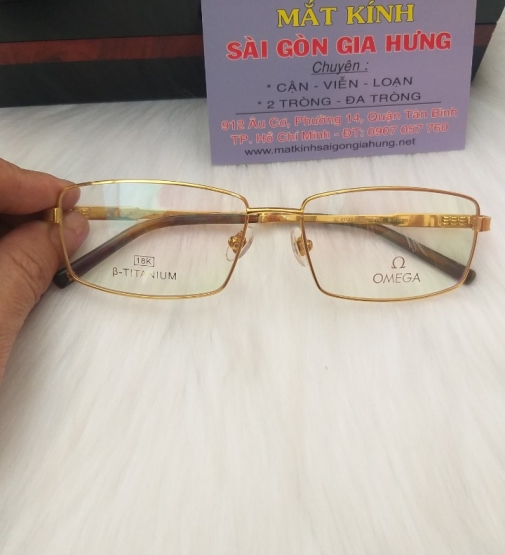 Gọng Kính TITANIUM Cao Cấp  OMEGA  B- TITANIUM 18k