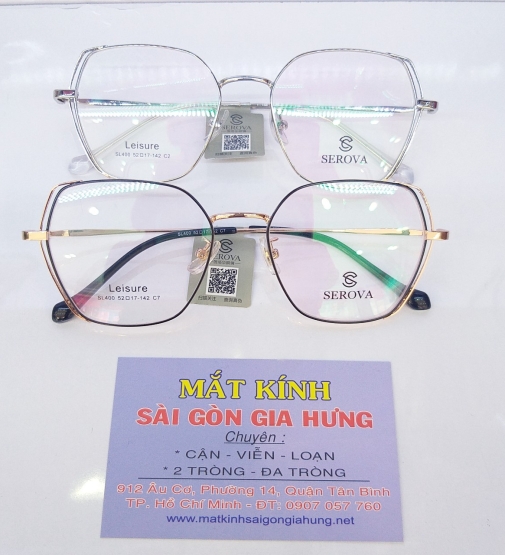 Gọng Kính Cận Thời Trang  Leisure SEROVA