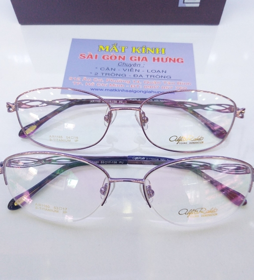 Gọng Kính Cận Cao Cấp  B- TITANIUM   OlglioRaldo Guy Larocho