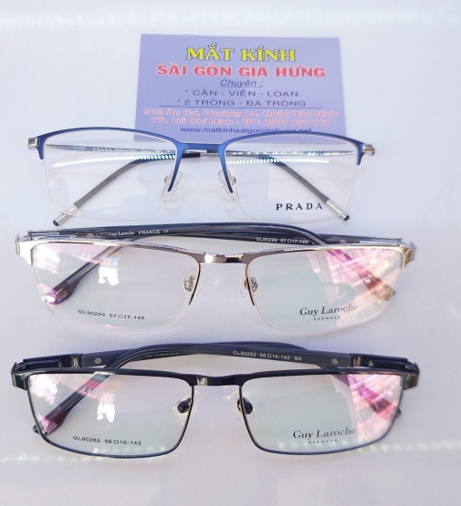 Gọng Kính Cận Nam ,PRADA,Guy Laroche