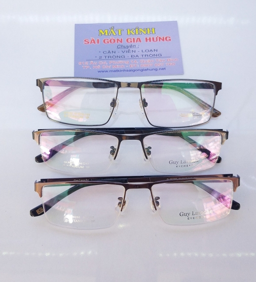 GỌng Kính TITAIUM Cao Cấp  Guy Laroche 