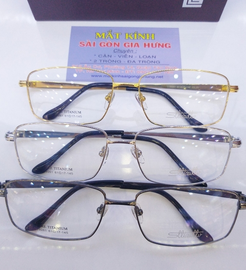 Gọng Kính Cân Cao Cấp  PURE TITANIUM  Slliallo