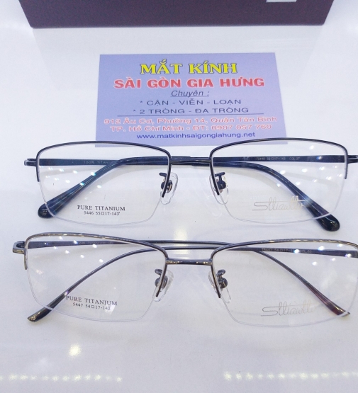 Gọng KÍnh Cận Cao Cấp  PURE TITANiUM 