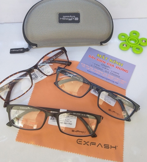 Gọng Nhựa Dẻo Cao Cấp EXFASH Chính Hãng 